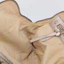 Chloe Hand Bag Leather Beige Gold Auth 174575-18