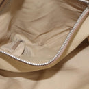 Chloe Hand Bag Leather Beige Gold Auth 174575-20