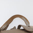 Chloe Hand Bag Leather Beige Gold Auth 174575-8