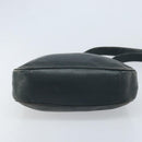 GUCCI Bamboo Shoulder Bag Leather 2way Black Gold 001 3444 1038 Auth 174578-5