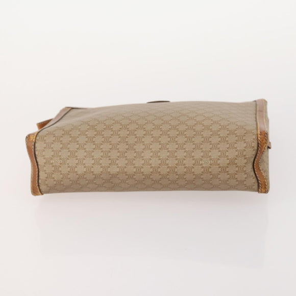 CELINE Macadam Canvas C Macadam Canvas Bag PVC Leather 3 Set Brown Auth 174584
