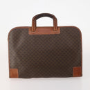 CELINE Macadam Canvas C Macadam Canvas Bag PVC Leather 3 Set Brown Auth 174584-3
