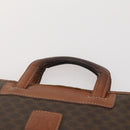 CELINE Macadam Canvas C Macadam Canvas Bag PVC Leather 3 Set Brown Auth 174584-6