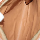 CELINE Macadam Canvas Clutch Bag PVC Leather 3 Set Brown Auth 174585-19