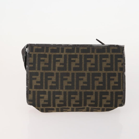 FENDI Loewe Cartier Zucca Canvas Tasche Leder 3er Set Schwarz Beige Orig. 174586