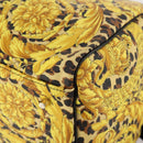 Gianni Versace Boston Bag PVC 2way Yellow Black gold Auth 174587-17