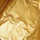 Gianni Versace Boston Bag PVC 2way Yellow Black gold Auth 174587-11