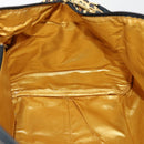 Gianni Versace Boston Bag PVC 2way Yellow Black gold Auth 174587-20