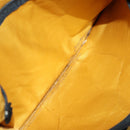 Gianni Versace Boston Bag PVC 2way Yellow Black gold Auth 174587-24