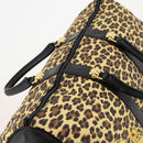 Gianni Versace Boston Bag PVC 2way Yellow Black gold Auth 174587-6