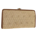 Christian Dior Clutchtasche aus Canvas mit Wabenmuster Beige Gold Authentisch 174606-1