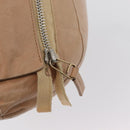 CELINE Handtasche Leder Beige Gold Auth 174610-14