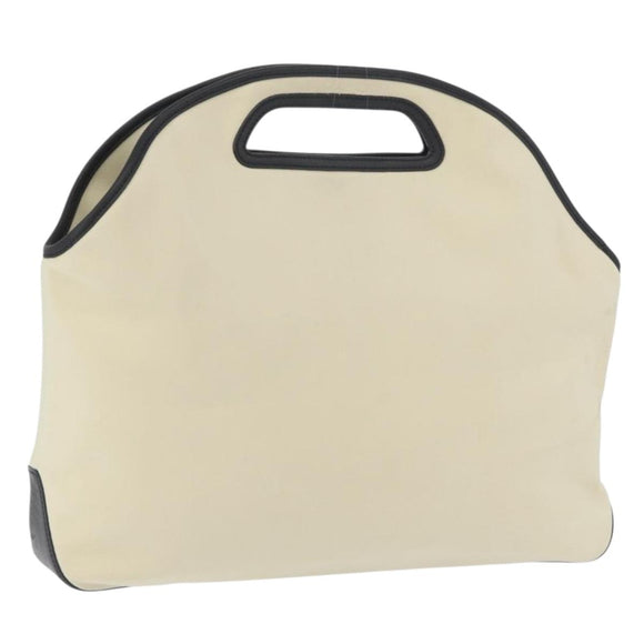 LOEWE Handtas Canvas Leer Beige Goud Authentiek 174611