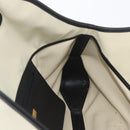 LOEWE Handtas Canvas Leer Beige Goud Authentiek 174611-19