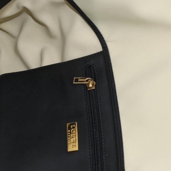 LOEWE Handtas Canvas Leer Beige Goud Authentiek 174611