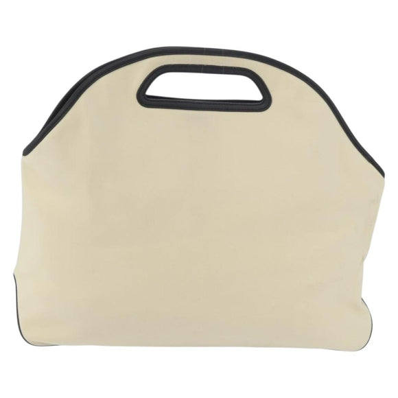 LOEWE Handtas Canvas Leer Beige Goud Authentiek 174611