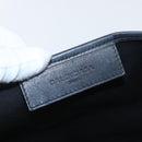 BALENCIAGA Cabas Tote Bag Canvas Leather Beige Black Silver 339933 Auth 174612-14