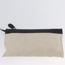 BALENCIAGA Cabas Tote Bag Canvas Leather Beige Black Silver 339933 Auth 174612-19