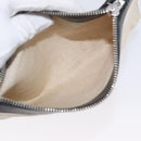 BALENCIAGA Cabas Tote Bag Canvas Leather Beige Black Silver 339933 Auth 174612-21