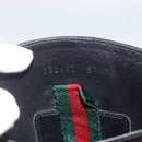 GUCCI Long Boots Unborn Calf Skin 34 1/2 C Black Auth 174616A-13