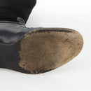 GUCCI Long Boots Unborn Calf Skin 34 1/2 C Black Auth 174616A-8