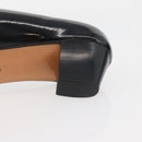 Salvatore Ferragamo Pumps Leather 6 Black Auth 174618A-10