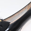 Salvatore Ferragamo Pumps Leather 6 Black Auth 174618A-19
