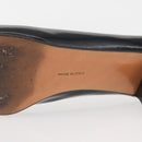 Salvatore Ferragamo Pumps Leather 6 Black Auth 174618A-27