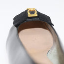 Salvatore Ferragamo Pumps Leather 6 Black Auth 174618A-35