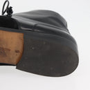 Salvatore Ferragamo Short Boots Leather Black Auth 174623A-28