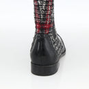 DOLCE&GABBANA Long Boots Wool 37 Black Auth 174624A-28