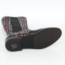 DOLCE&GABBANA Long Boots Wool 37 Black Auth 174624A-7