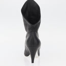 GIVENCHY Short Boots Leather Black Auth 174625A-12