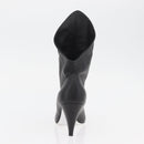 GIVENCHY Short Boots Leather Black Auth 174625A-27