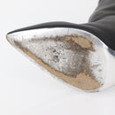 GIVENCHY Short Boots Leather Black Auth 174625A-8