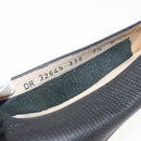 Salvatore Ferragamo Vara Ribbon Pumps Leather 7 1/2 Black Auth 174626A-39