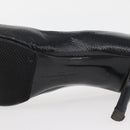 Salvatore Ferragamo Vara Ribbon Pumps Leather Black Auth 174627A-27