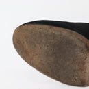 CHANEL Heel Pumps Suede 36 1/2 C Black CC Auth 174628A-8