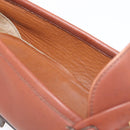 Salvatore Ferragamo Gancini Loafers Leather 8 Brown Auth 174630A-16