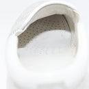Salvatore Ferragamo Gancini Slipon Leather 5 1/2 D Silver Auth 174632A-35