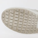 Salvatore Ferragamo Gancini Slipon Leather 5 1/2 D Silver Auth 174632A-8