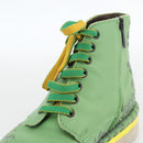 BOTTEGA VENETA INTRECCIATO Mid Cut Sneakers Leather Green Auth 174635A-27