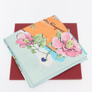 Salvatore Ferragamo Scarf Silk Light Blue Auth 174638A-12