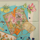 Salvatore Ferragamo Scarf Silk Light Blue Auth 174638A-4