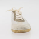 HERMES Sneakers Leather White Auth 174640A-27