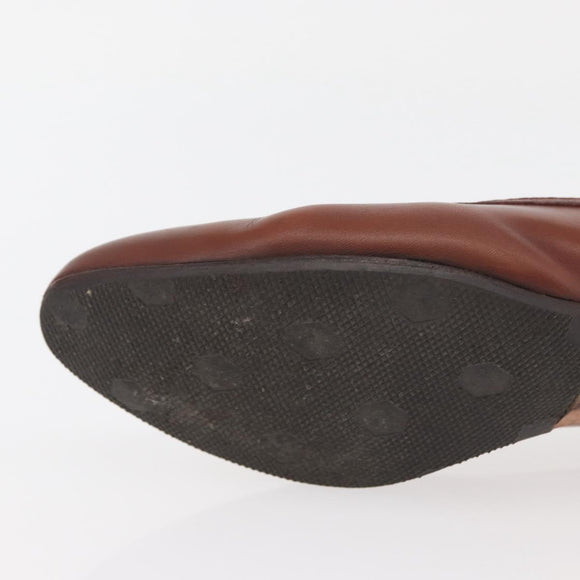 Salvatore Ferragamo Pumps Leather 6 Brown Auth 174642A