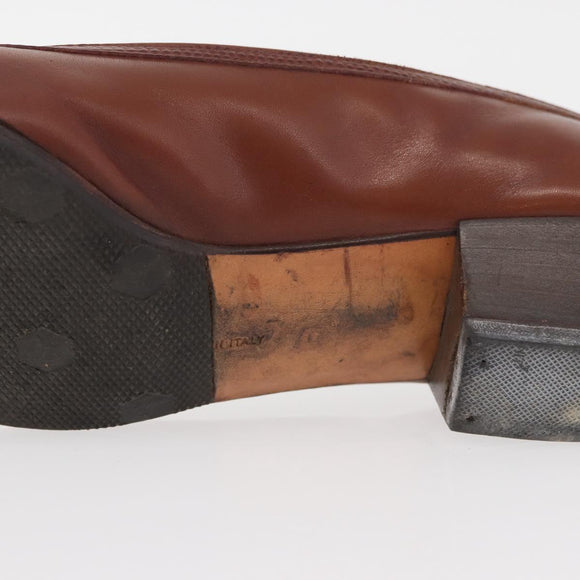 Salvatore Ferragamo Pumps Leather 6 Brown Auth 174642A