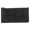 BOTTEGA VENETA Coin Purse Leather Black Auth 174643-13