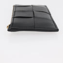BOTTEGA VENETA Coin Purse Leather Black Auth 174643-4