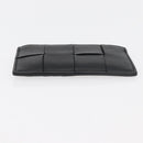BOTTEGA VENETA Coin Purse Leather Black Auth 174643-6
